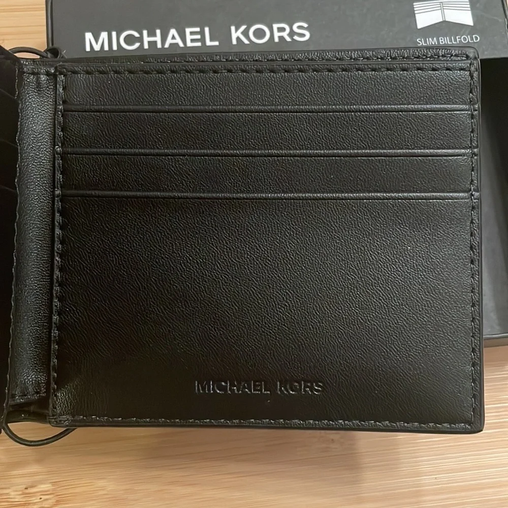Brand New Michael Kors Admiral Blue Jet Set Slim Billfold Men’s Wallet